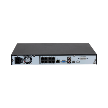 Grabador NVR Dahua® 8CH 8PoE hasta 2HDD de 16TB SMDPlus IVS - DHI-NVR4208-8P-EI